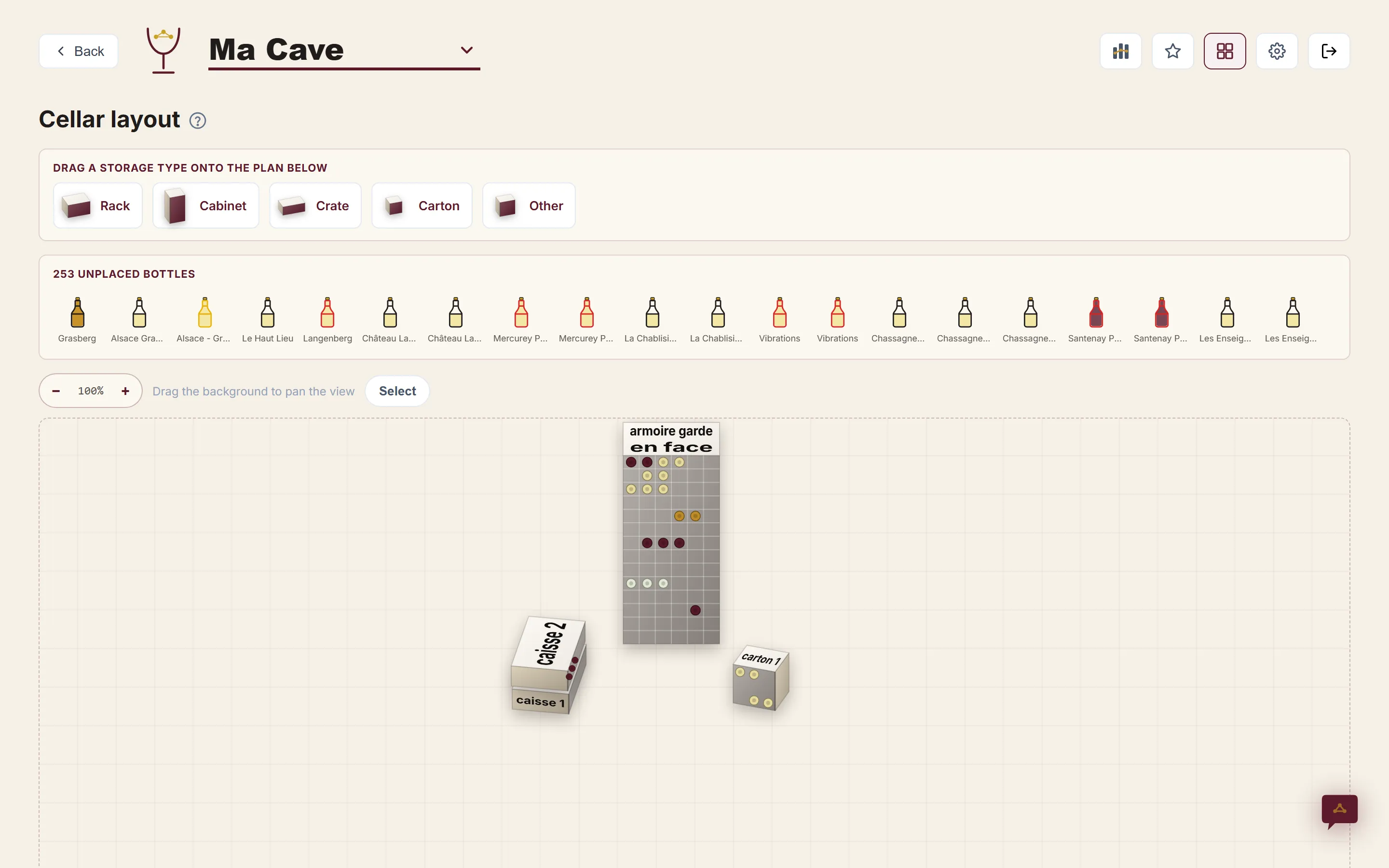 Recreate your cellar in 3D